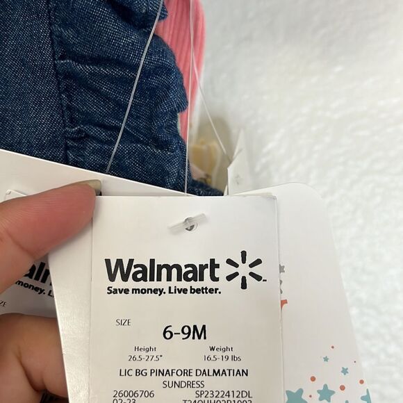 Disney Baby Pinafore Dresses x3 Mini Mouse, Pluto, 101 Dalmatians, lion king - Picture 10 of 14